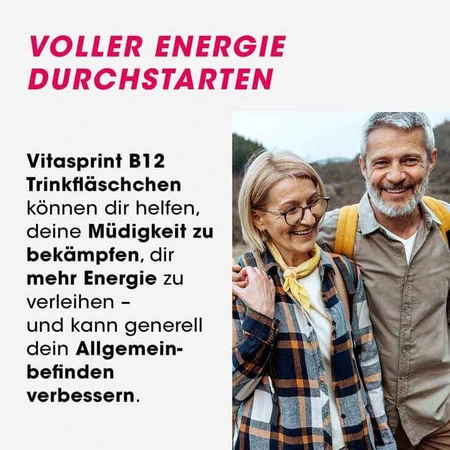 vitasprint B12 Drink Vials with Vitamin B12, 100 Drink Ampoules