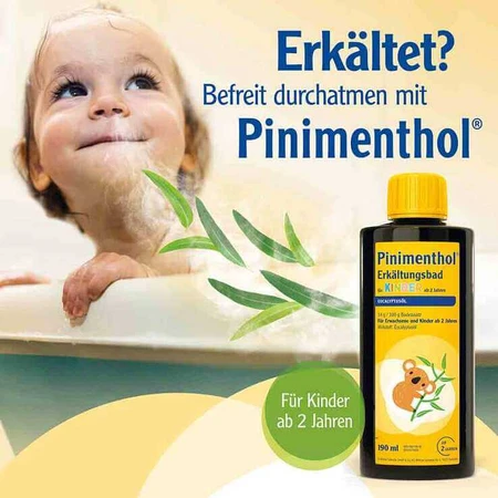 Pinimenthol® Bain contre le rhume pour les enfants à partir de 2 ans, 30 ml