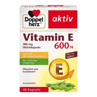 Doppelherz® aktiv Vitamin E 600 N Softgels, 40 capsules