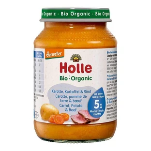Holle : purée de carottes, pommes de terre et bœuf, 190 g