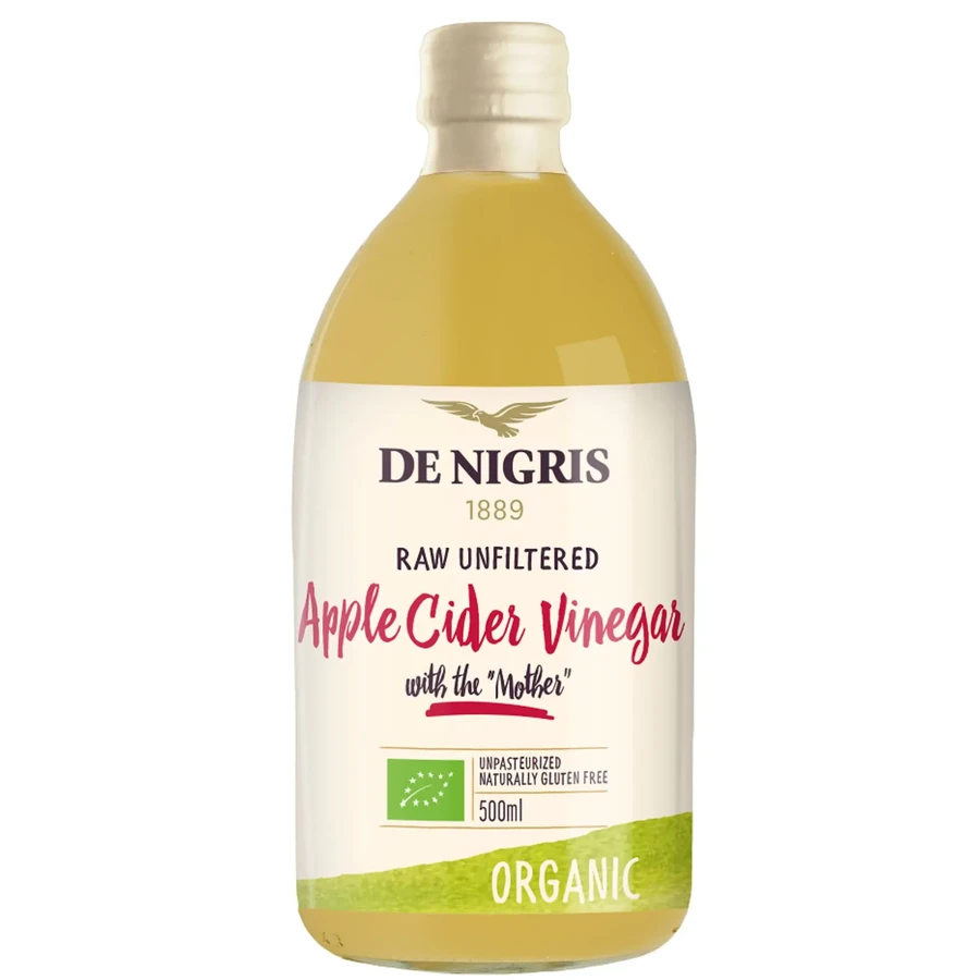 Vinagre de manzana sin filtrar, 500 ml, De Nigris
