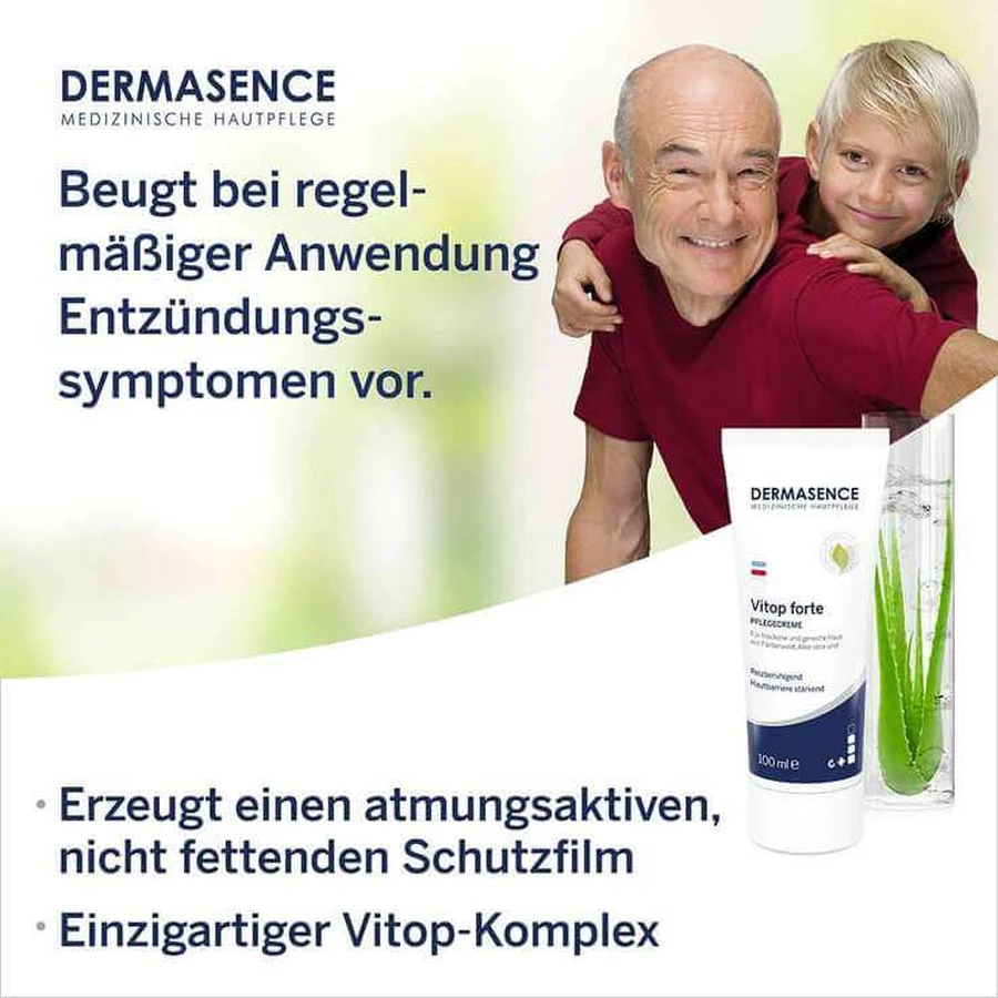 Crema Dermasence Vitop forte, 2 x 200 ml