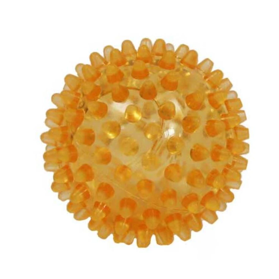 Igelball 6cm orange transpar, 1 St n.v.