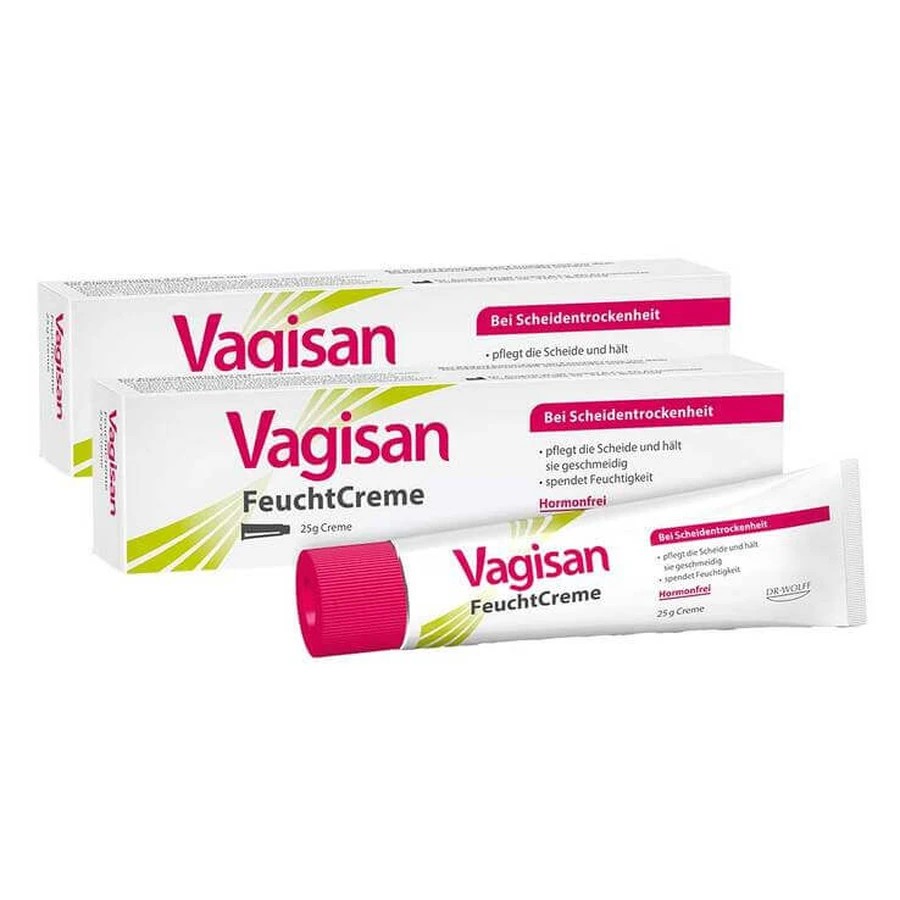 Vagisan Moisturizing Cream, 2x25 g cream