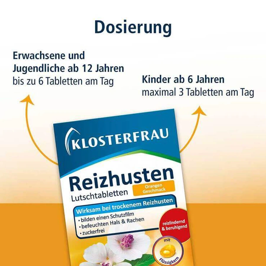 Pastiglie per la tosse Klosterfrau, 24 pastiglie