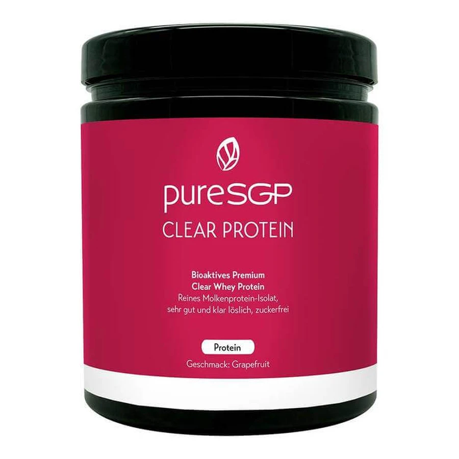 Puresgp Clear Protein, pudră cu aromă de grapefruit, 500 g pudră