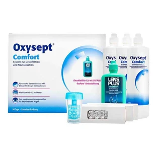 Oxysept Comfort-systeem voor desinfectie en neutralisatie, combipakket met 1 stuk