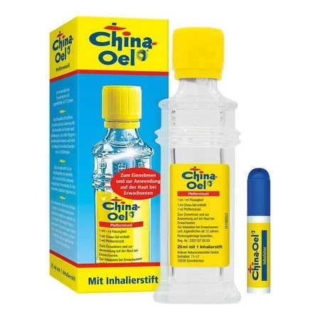 Ulei chinezesc cu inhalator, 25 ml ulei esențial