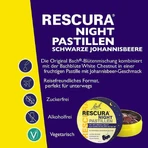 Bach Flower Original Rescura Night Lozenges with Black Currant, 50 g of lozenges