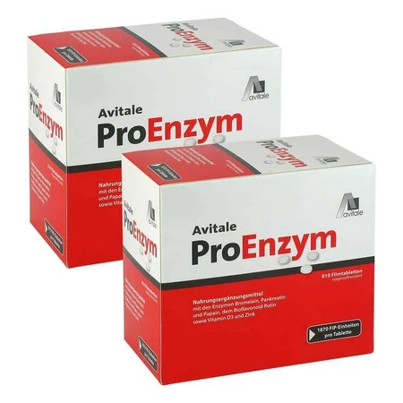 Proenzym enteric-coated tablets, 2 x 810 tablets, enteric-coated