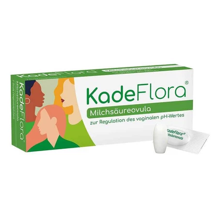 Ovules à l'acide lactique Kadeflora, 7 suppositoires vaginaux