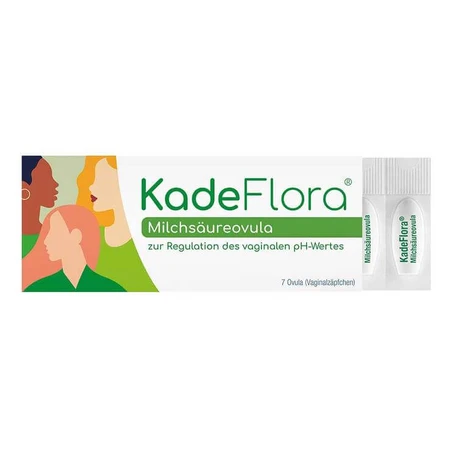Ovules à l'acide lactique Kadeflora, 7 suppositoires vaginaux