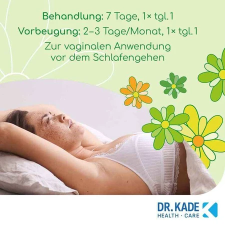 Ovules à l'acide lactique Kadeflora, 7 suppositoires vaginaux