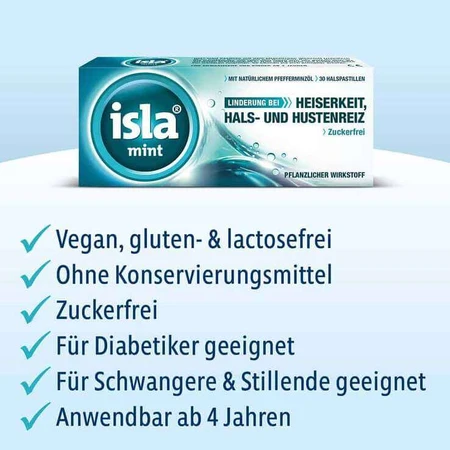 isla®-muntpastilles, 30 pastilles