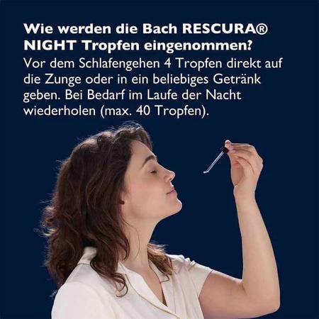 Bach Flower Rescura Night-druppels, alcoholvrij, 20 ml