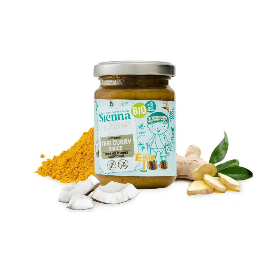 Bio-Currysauce nach Thai-Art, 8 Monate +, 130 g, Sienna & friends