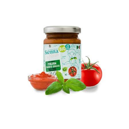 Italienische Bio-Tomatensauce, 8 Monate +, 130 g, Sienna & friends