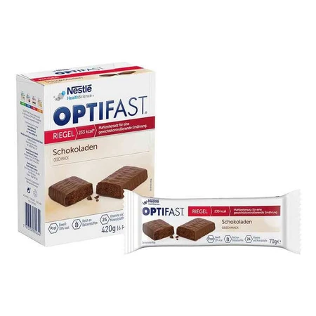 Optifast-chocoladerepen, 6 x 70 g, zonder houdbaarheidsdatum