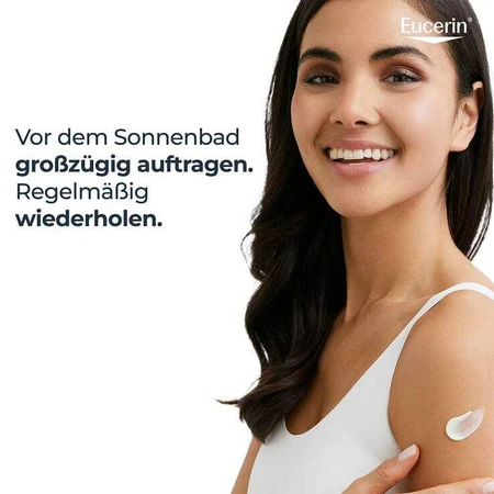 Eucerin Sun Gel-Crema Corporal Control de Grasa SPF 50+, 2 x 200 ml de crema