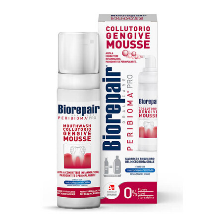 Mousse d'hygiène buccale Biorepair Peribioma, 200 ml, Coswell