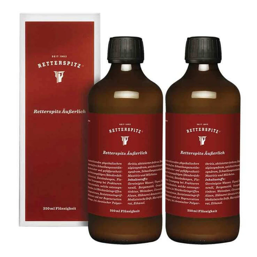Retterspitz per uso esterno, 2 flaconi da 350 ml di liquido