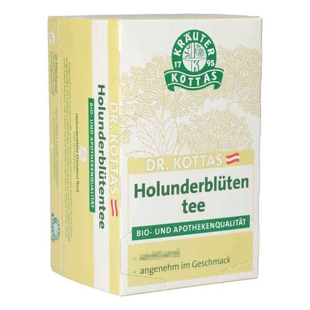 Sachets de thé à la fleur de sureau Dr. Kottas, 20 sachets