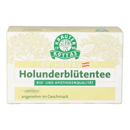 Sachets de thé à la fleur de sureau Dr. Kottas, 20 sachets