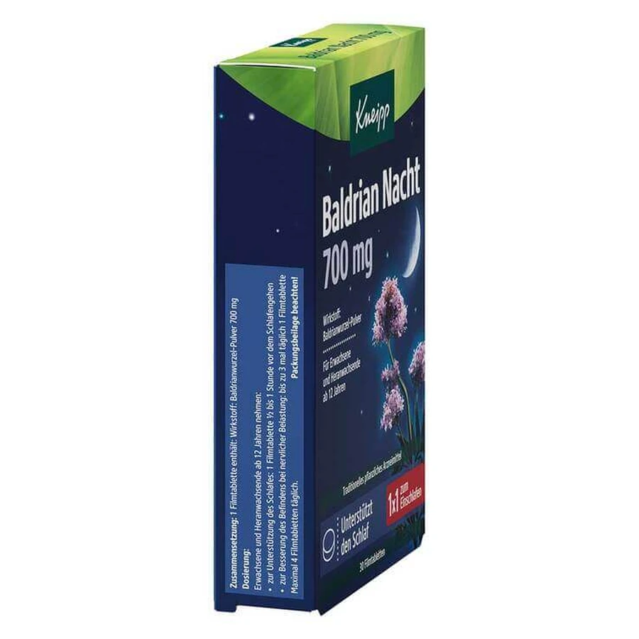 Kneipp Baldrian Nacht 700 mg Filmtabletten, 30 St Filmtabletten