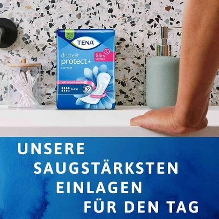 TENA® Discreet Maxi-inlegkruisjes voor incontinentie, 12 x 12 stuks