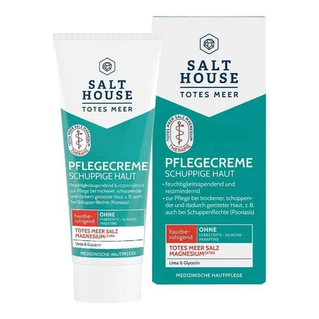Crema para el cuidado de la piel de Salthouse con ingredientes del Mar Muerto, para piel escamosa, 75 ml