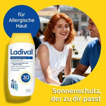 Ladival Gel de protecție solară pentru pielea sensibilă SPF 30, 2x200 ml gel