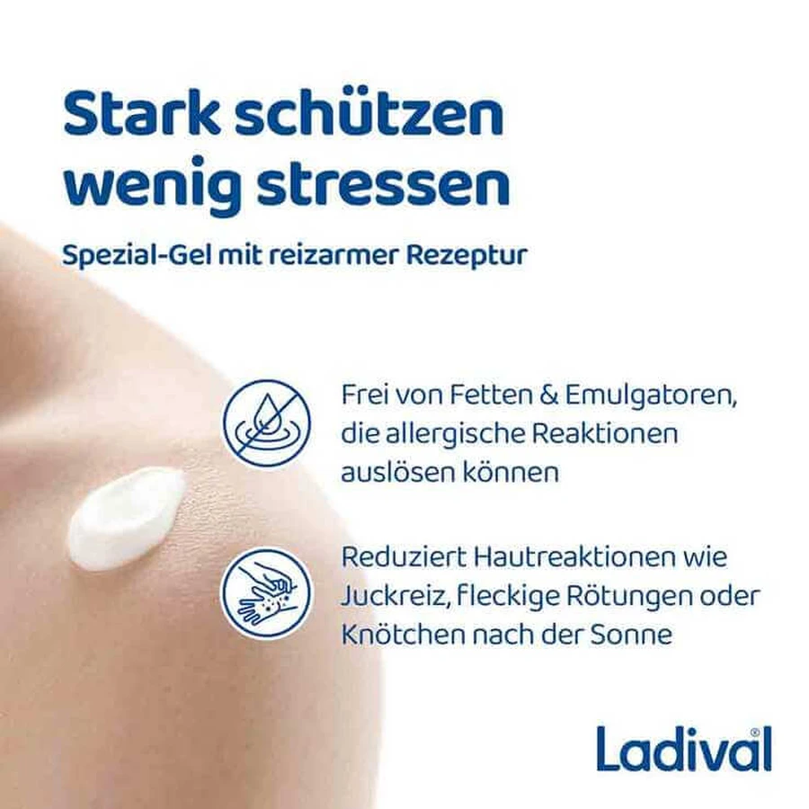 Ladival Gel de protecție solară pentru pielea sensibilă SPF 30, 2x200 ml gel