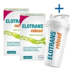 Elotrans reload Pulbere de electrolit cu aromă de mere, pachet, 2x15x7,45 g pulbere