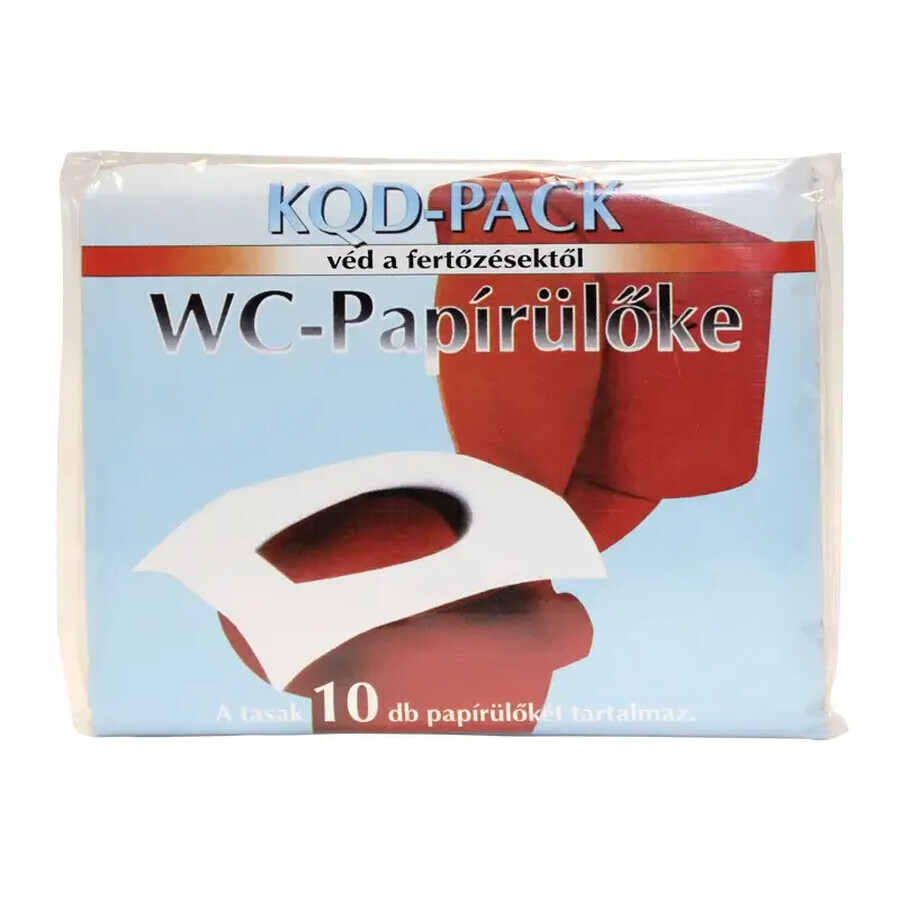 Protector colac wc din hartie 10x,KQD-Pack