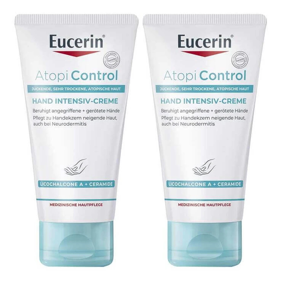 Eucerin Atopicontrol Hand Intensiv-Creme, 2x75 ml Creme