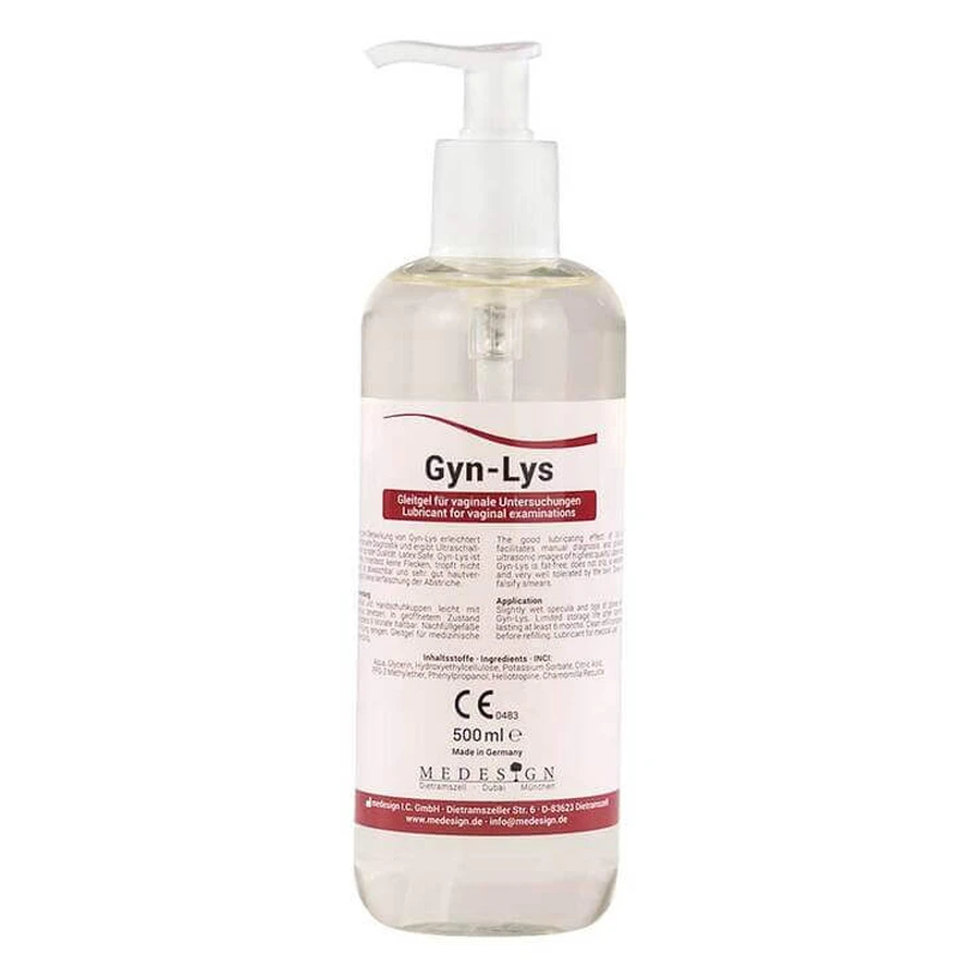 Lubricante Gyn Lys en dispensador, gel de 500 ml