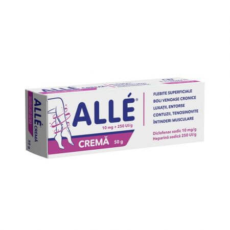 Alle Creme, 10 mg + 250 IU/g, 50 g, Fiterman