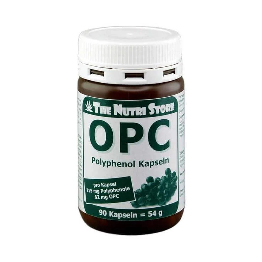 Cápsulas de OPC 62 mg Plus Polifenoles, 90 cápsulas