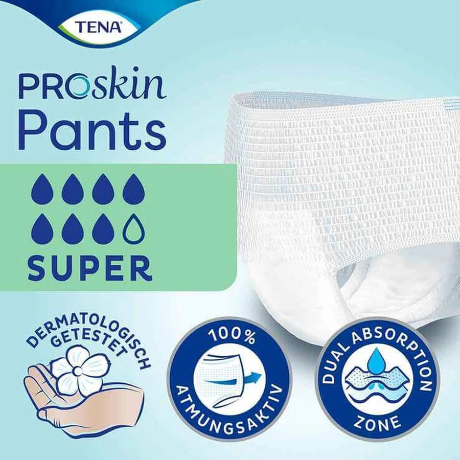 TENA Pants Super M – chiloți de unică folosință pentru incontinență, 12 buc. n.v.