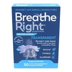 Bandes nasales « Breathe Better Breathe Right », taille standard, transparentes, 10 bandes