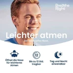 Bandes nasales « Breathe Better Breathe Right », taille standard, transparentes, 10 bandes