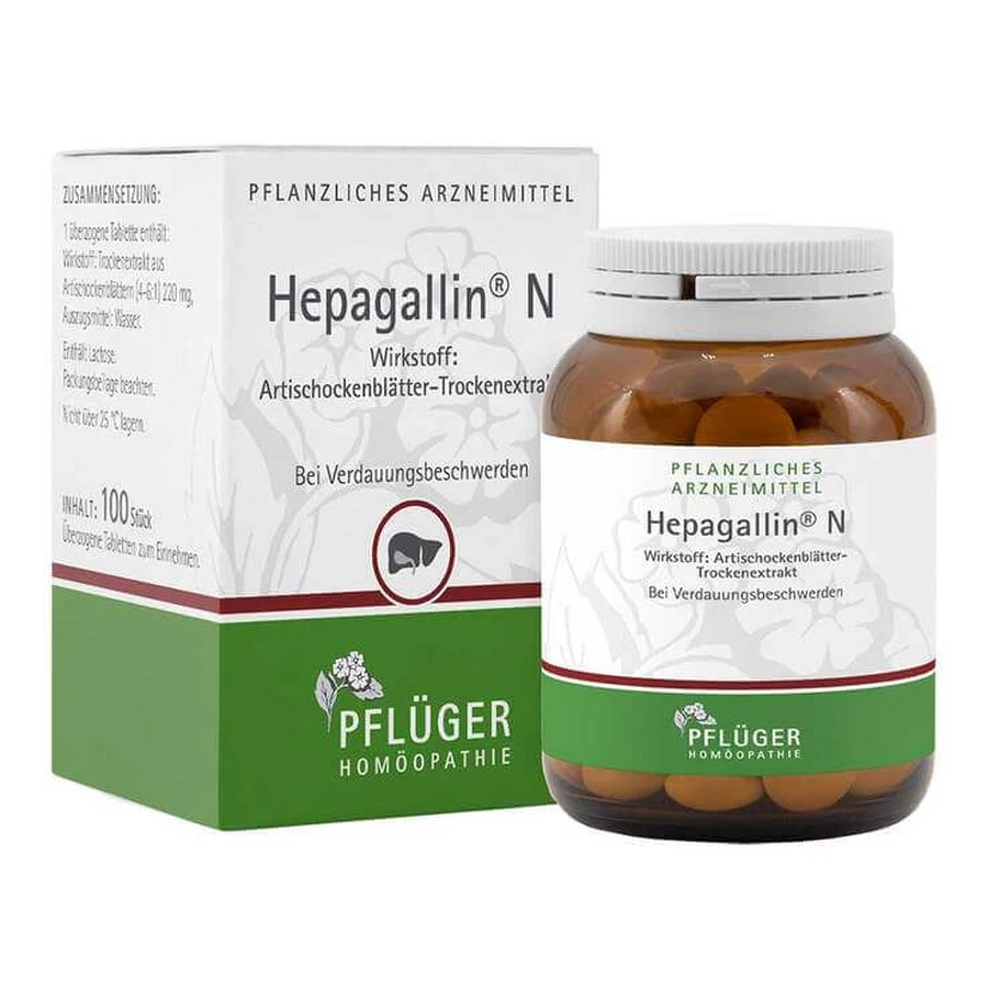 Hepagallin N Dragees, 50 St Dragees