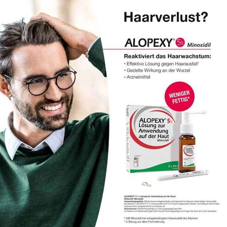 Alopexy 5% Lösung, 6x60 ml Lösung