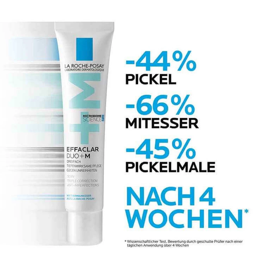 Crema Effaclar Duo+ M de La Roche-Posay, 2 x 40 ml