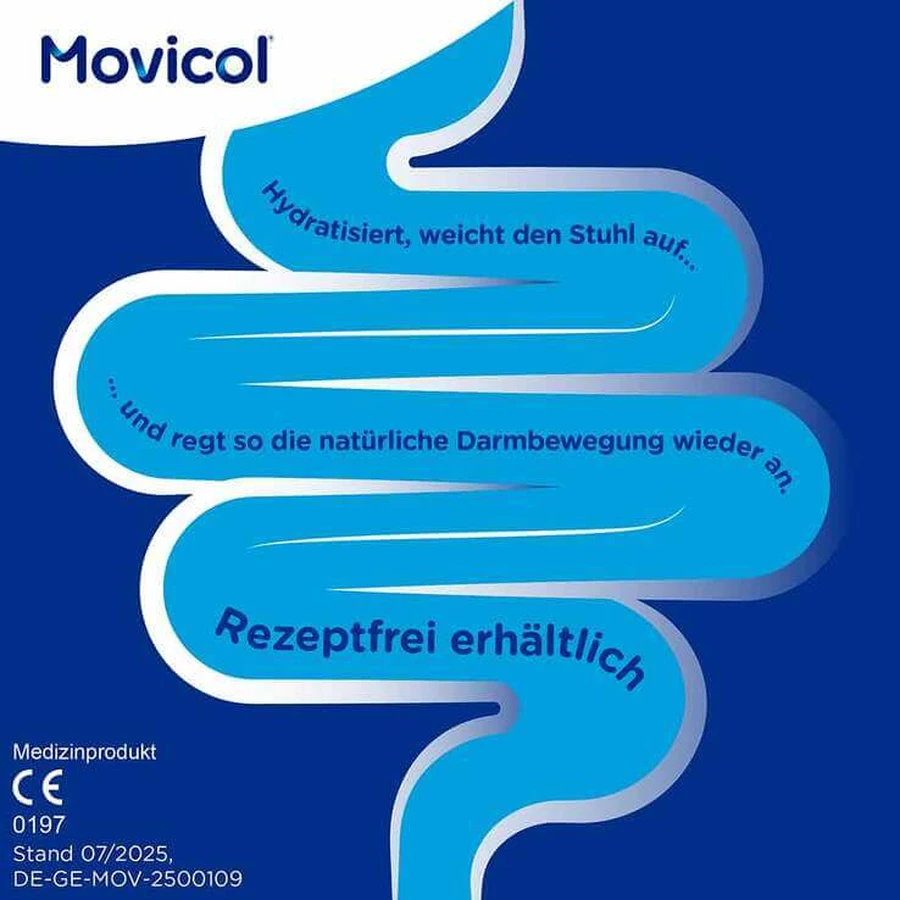 MOVICOL®-poederzakjes – Snelle verlichting bij constipatie, 50 zakjes poeder voor het bereiden van een drank