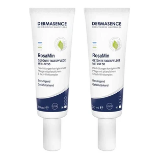 Dermasence Rosamin Tinted Day Cream, Medium, SPF 50, 2x30 ml