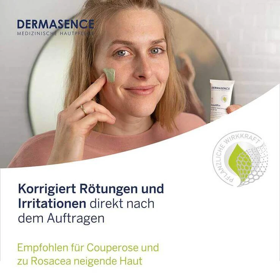 Dermasence Rosamin Tinted Day Cream, Medium, SPF 50, 2x30 ml