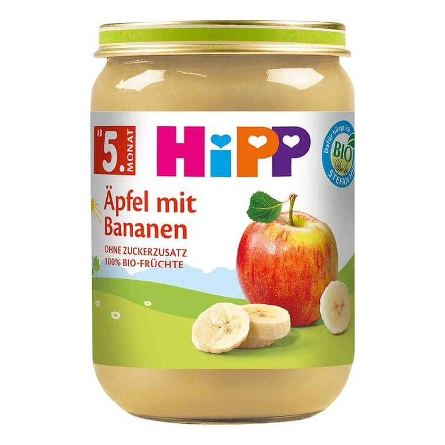 Hipp Fructe: mere cu banane, 190 g n.v.