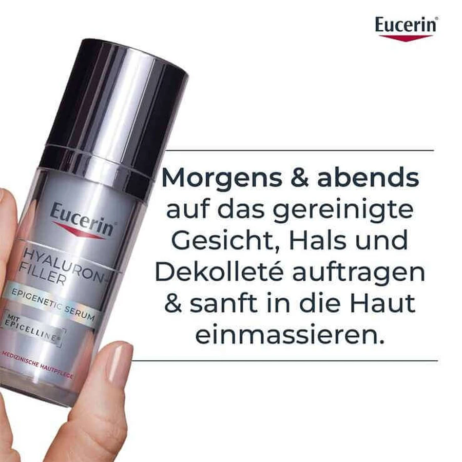 Eucerin Hyaluron-Filler Siero Epigenetico, Concentrato 2x30 ml