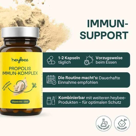 Heybee Propolis Immune Complex Capsules, 60 capsules